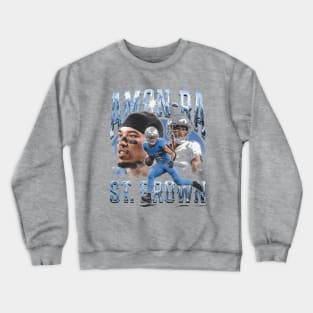Amon-Ra St. Brown Detroit Vintage Crewneck Sweatshirt